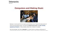Desktop Screenshot of delamancha.co.uk