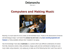 Tablet Screenshot of delamancha.co.uk